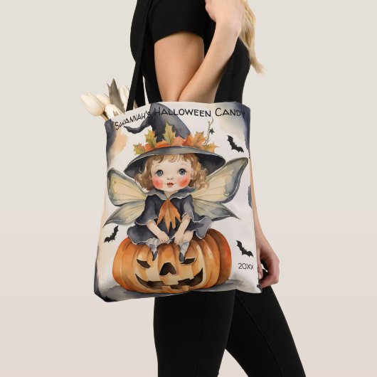 Fairy Halloween Personalisiert Candy Tasche (Von Nahem)