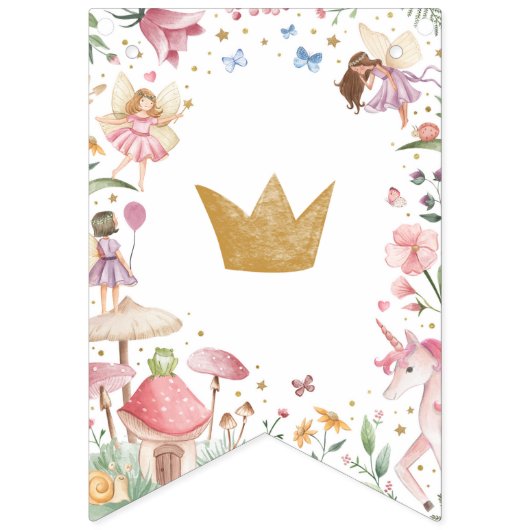 Fairy Happy Birthday Banner (Erste Fahne)