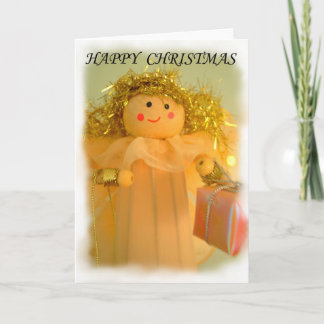 Fairy, Happy Christmas Card, Feiertagskarte