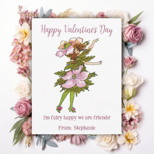 Fairy Happy We're Friends Kids Valentinstag