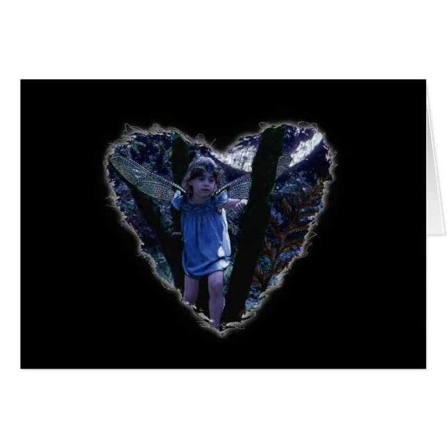 Fairy Heart Card (Vorderseite (Horizontal))