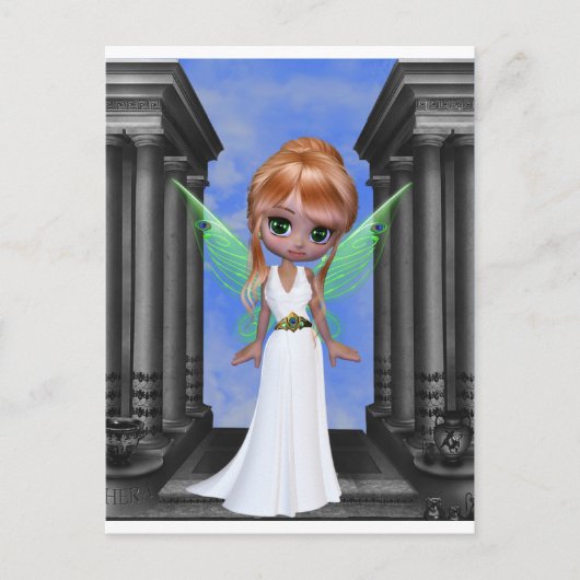 Fairy "Hera" griechische Göttin Postkarte (Vorderseite)