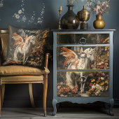 Fairy Horse Orange Blumenwald - Höhepunkt Seidenpapier