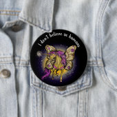 Fairy Horse Yellow Kaisermoth Button (Beispiel)