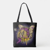 Fairy Horse Yellow Kaisermoth Tasche (Rückseite)