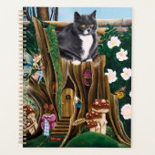 Fairy House Garden Cat Planer (Vorderseite)