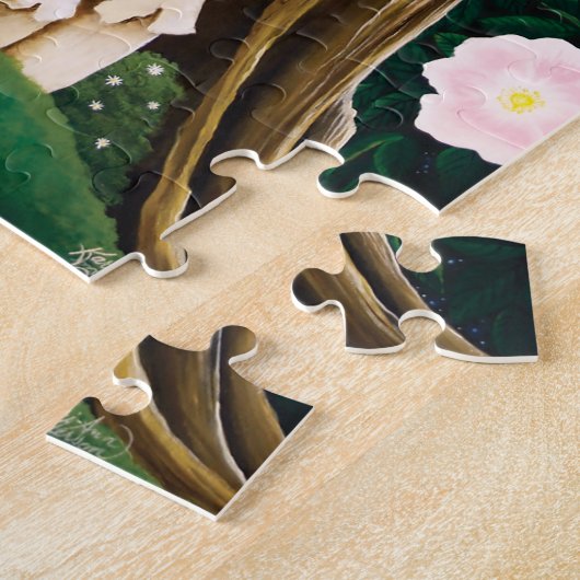 Fairy House Garden Cat Puzzle (Seite)