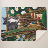 Fairy House Garden Cat Sherpadecke (Vorderseite (Horizontal))