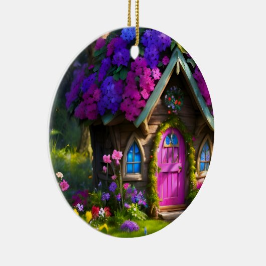 Fairy House Keramik Ornament (Rechts)