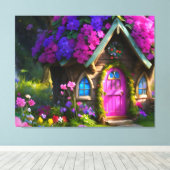 Fairy House Leinwanddruck (Insitu (Holzboden))