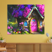 Fairy House Leinwanddruck (Insitu (Wohnzimmer))