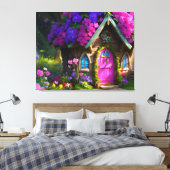 Fairy House Leinwanddruck (Insitu (Schlafzimmer))