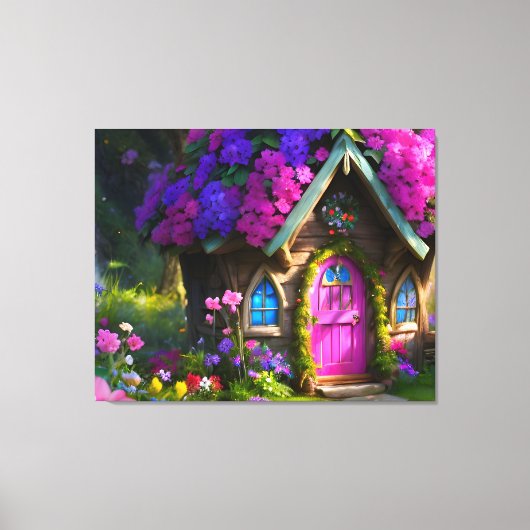 Fairy House Leinwanddruck (Vorderseite)