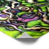 Fairy Houses Village Trees Marianne O Art Print Poster (Ecke)