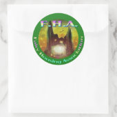 Fairy Housing Association Runder Aufkleber (Tasche)
