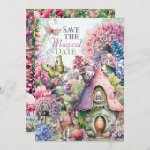 Fairy Hütte Magical Birthday Party Einladung (Vorne/Hinten)