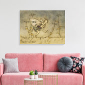 Fairy, Illustration von "A Midsommer Night's Drea Leinwanddruck (Insitu (Wohnzimmer))