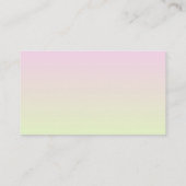 Fairy Illustrations Baby Dusche "Books for Baby" Begleitkarte (Rückseite)