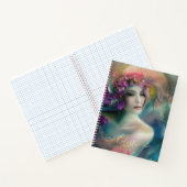 Fairy im Blumengarten Wasserfarbe Notizblock (Innenseite)