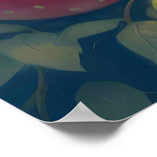 Fairy im Garten Poster (Ecke)