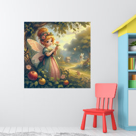 Fairy im Garten Poster