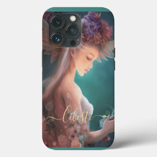 Fairy im Mondlichtgarten Wasserfarbe iPhone 13 Pro Hülle
