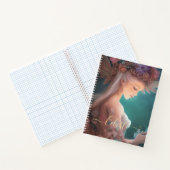 Fairy im Mondlichtgarten Wasserfarbe Notizblock (Innenseite)