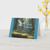 Fairy im Wald Karte (Gelbe Blume)