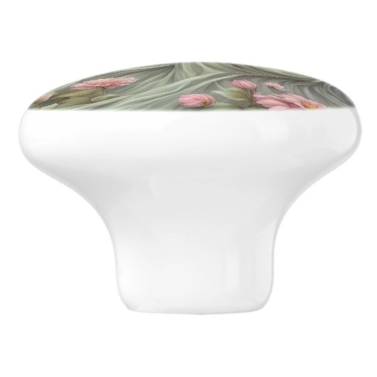 Fairy im Wald Keramikknauf (Seitenansicht)