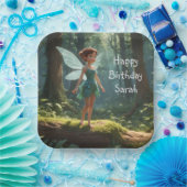 Fairy im Wald zum Geburtstag Pappteller (Party)