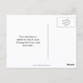 Fairy In A Garden Nature Art Personalized Postkarte (Rückseite)