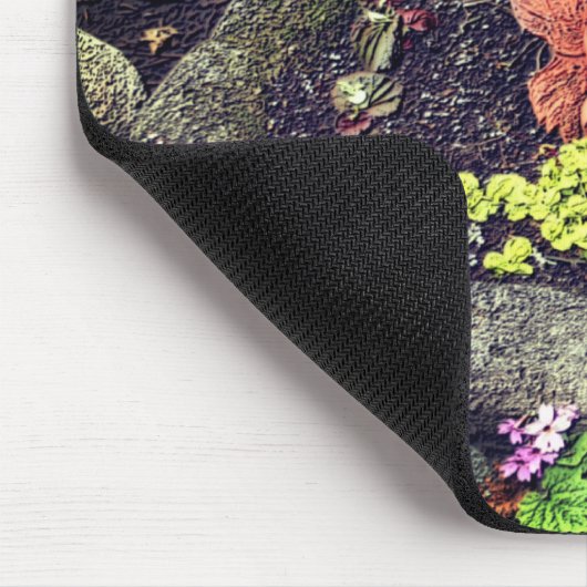 Fairy in Blumengärten Mousepad (Ecke)