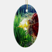 Fairy in den Affodien Keramik Ornament (Rechts)