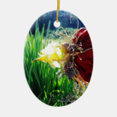 Fairy in den Affodien Keramik Ornament (Vorne)