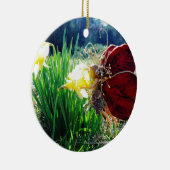 Fairy in den Affodien Keramikornament (Rechts)