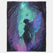 Fairy in einem magischen Wald Blanket Fleecedecke (Vorderseite)