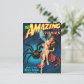 Fairy in einem Spinnennetz Postkarte (Stehend Vorderseite)