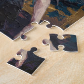 Fairy in einer Augenbinde im Wald Puzzle (Seite)