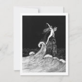 Fairy in Fairyland Vintag Art Mitteilungskarte (Vorderseite)