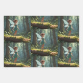 Fairy in Forest Geschenkpapier Set (Vorderseite 2)
