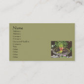 Fairy in Garden Nature Kunst, Dichtung und Musik Visitenkarte (Vorderseite)