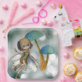 Fairy in Green Pappteller (Party)