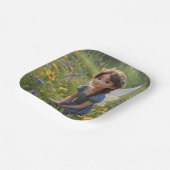 Fairy in Meadow Pappteller (Gewinkelt)