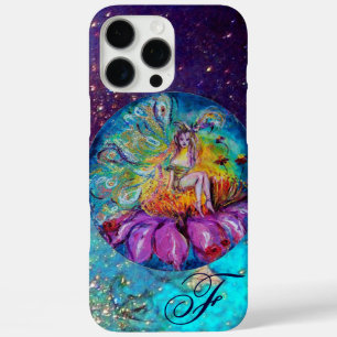FAIRY IN THE NIGHT Blue Aquamarin Monogram iPhone 16 Pro Max Hülle