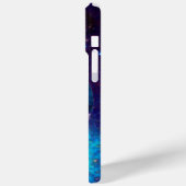 FAIRY IN THE NIGHT Blue Aquamarin Monogram Case-Mate iPhone Hülle (Rückseite / Links)