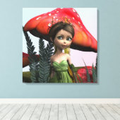 Fairy in Woodland Leinwanddruck (Insitu (Holzboden))