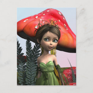 Fairy in Woodland Postkarte