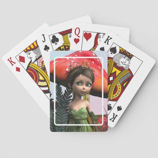 Fairy in Woodland Spielkarten (Rückseite)