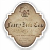 Fairy Ink Cap Apothecary DC Aufkleber (Vorderseite)