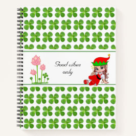 Fairy & Jade Tree Green Blätter Notebook Notizblock